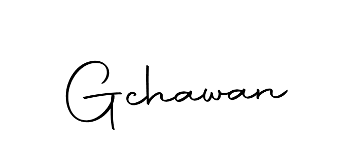 You should practise on your own different ways (Autography-DOLnW) to write your name (Gchawan) in signature. don't let someone else do it for you. Gchawan signature style 10 images and pictures png