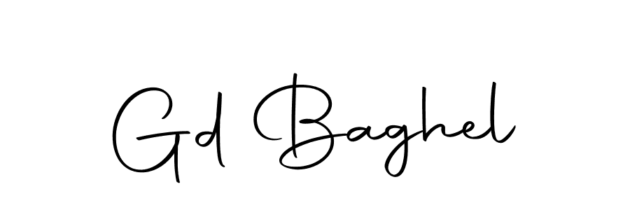 How to make Gd Baghel signature? Autography-DOLnW is a professional autograph style. Create handwritten signature for Gd Baghel name. Gd Baghel signature style 10 images and pictures png