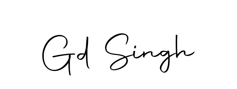 How to make Gd Singh signature? Autography-DOLnW is a professional autograph style. Create handwritten signature for Gd Singh name. Gd Singh signature style 10 images and pictures png