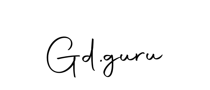 You should practise on your own different ways (Autography-DOLnW) to write your name (Gd.guru) in signature. don't let someone else do it for you. Gd.guru signature style 10 images and pictures png