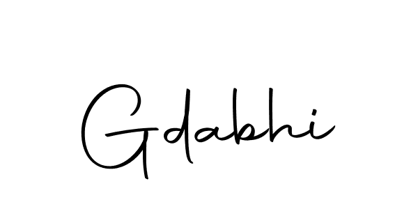 Also we have Gdabhi name is the best signature style. Create professional handwritten signature collection using Autography-DOLnW autograph style. Gdabhi signature style 10 images and pictures png