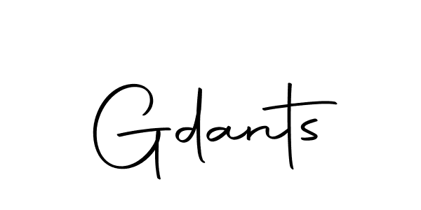 You should practise on your own different ways (Autography-DOLnW) to write your name (Gdants) in signature. don't let someone else do it for you. Gdants signature style 10 images and pictures png