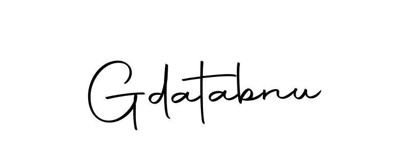 if you are searching for the best signature style for your name Gdatabnu. so please give up your signature search. here we have designed multiple signature styles  using Autography-DOLnW. Gdatabnu signature style 10 images and pictures png