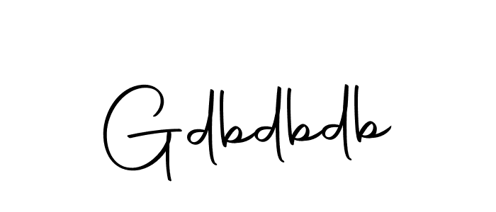 It looks lik you need a new signature style for name Gdbdbdb. Design unique handwritten (Autography-DOLnW) signature with our free signature maker in just a few clicks. Gdbdbdb signature style 10 images and pictures png