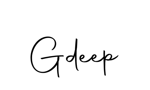 Gdeep stylish signature style. Best Handwritten Sign (Autography-DOLnW) for my name. Handwritten Signature Collection Ideas for my name Gdeep. Gdeep signature style 10 images and pictures png