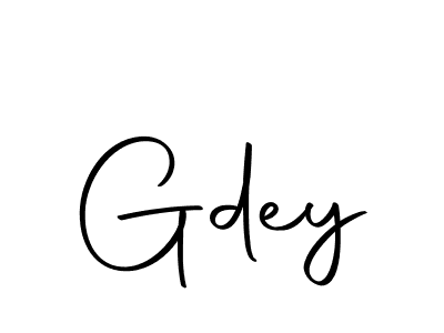 Make a beautiful signature design for name Gdey. With this signature (Autography-DOLnW) style, you can create a handwritten signature for free. Gdey signature style 10 images and pictures png