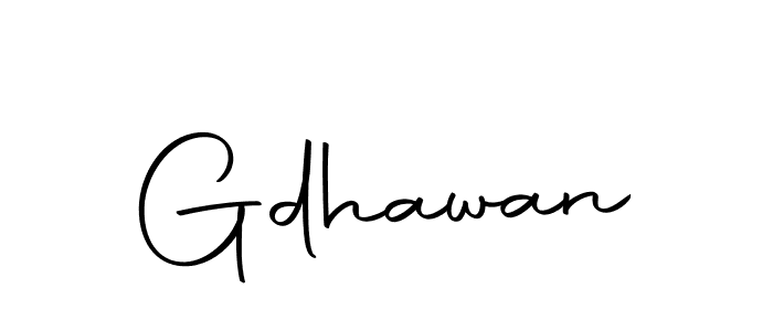 How to make Gdhawan name signature. Use Autography-DOLnW style for creating short signs online. This is the latest handwritten sign. Gdhawan signature style 10 images and pictures png