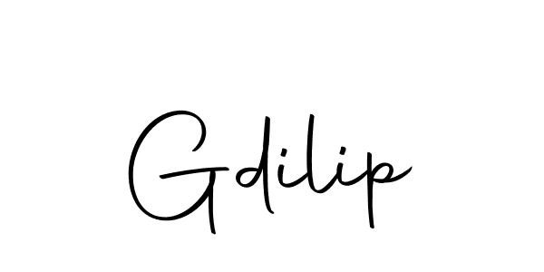 The best way (Autography-DOLnW) to make a short signature is to pick only two or three words in your name. The name Gdilip include a total of six letters. For converting this name. Gdilip signature style 10 images and pictures png