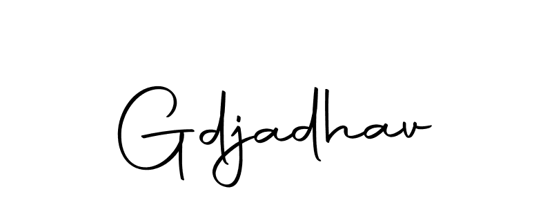 You should practise on your own different ways (Autography-DOLnW) to write your name (Gdjadhav) in signature. don't let someone else do it for you. Gdjadhav signature style 10 images and pictures png