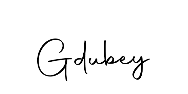 Autography-DOLnW is a professional signature style that is perfect for those who want to add a touch of class to their signature. It is also a great choice for those who want to make their signature more unique. Get Gdubey name to fancy signature for free. Gdubey signature style 10 images and pictures png