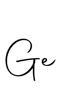 Also we have Ge name is the best signature style. Create professional handwritten signature collection using Autography-DOLnW autograph style. Ge signature style 10 images and pictures png