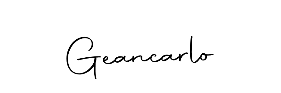 Autography-DOLnW is a professional signature style that is perfect for those who want to add a touch of class to their signature. It is also a great choice for those who want to make their signature more unique. Get Geancarlo name to fancy signature for free. Geancarlo signature style 10 images and pictures png