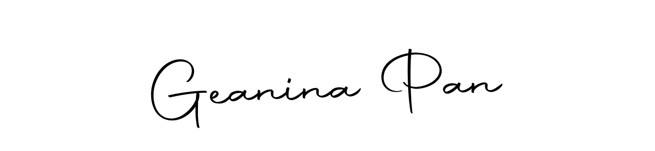 How to make Geanina Pană signature? Autography-DOLnW is a professional autograph style. Create handwritten signature for Geanina Pană name. Geanina Pană signature style 10 images and pictures png