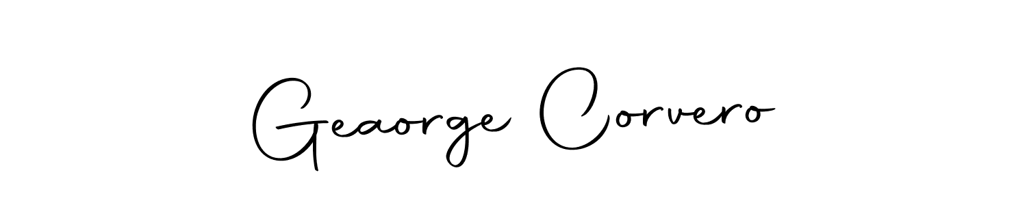 Make a short Geaorge Corvero signature style. Manage your documents anywhere anytime using Autography-DOLnW. Create and add eSignatures, submit forms, share and send files easily. Geaorge Corvero signature style 10 images and pictures png