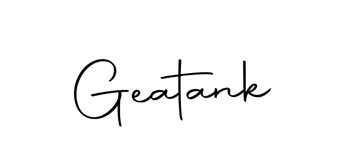 Here are the top 10 professional signature styles for the name Geatank. These are the best autograph styles you can use for your name. Geatank signature style 10 images and pictures png