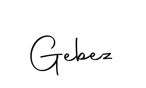You should practise on your own different ways (Autography-DOLnW) to write your name (Gebez) in signature. don't let someone else do it for you. Gebez signature style 10 images and pictures png
