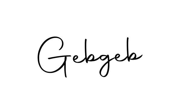 Here are the top 10 professional signature styles for the name Gebgeb. These are the best autograph styles you can use for your name. Gebgeb signature style 10 images and pictures png