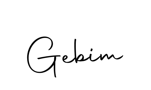 You can use this online signature creator to create a handwritten signature for the name Gebim. This is the best online autograph maker. Gebim signature style 10 images and pictures png