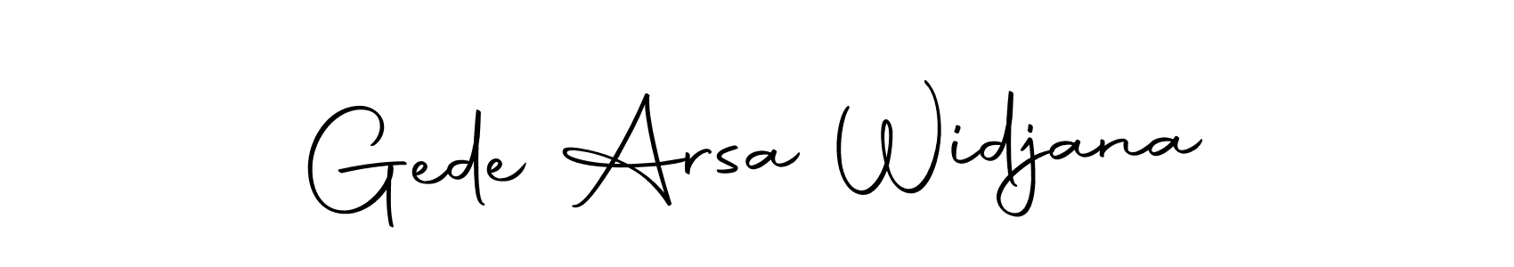 Similarly Autography-DOLnW is the best handwritten signature design. Signature creator online .You can use it as an online autograph creator for name Gede Arsa Widjana. Gede Arsa Widjana signature style 10 images and pictures png