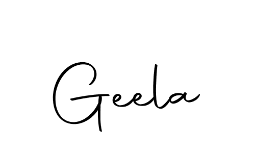 The best way (Autography-DOLnW) to make a short signature is to pick only two or three words in your name. The name Geela include a total of six letters. For converting this name. Geela signature style 10 images and pictures png