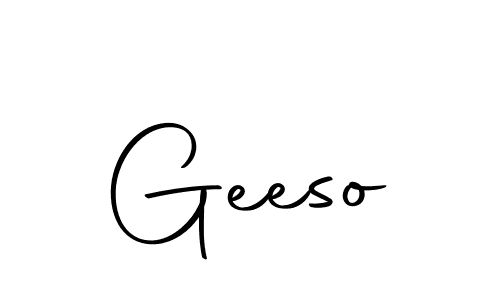 How to make Geeso signature? Autography-DOLnW is a professional autograph style. Create handwritten signature for Geeso name. Geeso signature style 10 images and pictures png