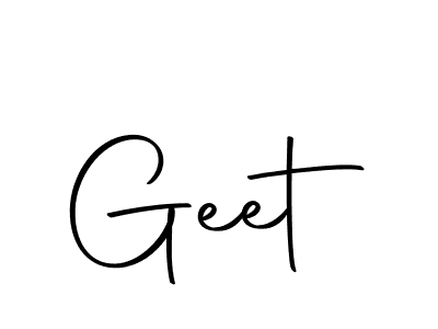 How to make Geet signature? Autography-DOLnW is a professional autograph style. Create handwritten signature for Geet name. Geet signature style 10 images and pictures png