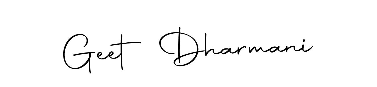 Geet Dharmani stylish signature style. Best Handwritten Sign (Autography-DOLnW) for my name. Handwritten Signature Collection Ideas for my name Geet Dharmani. Geet Dharmani signature style 10 images and pictures png