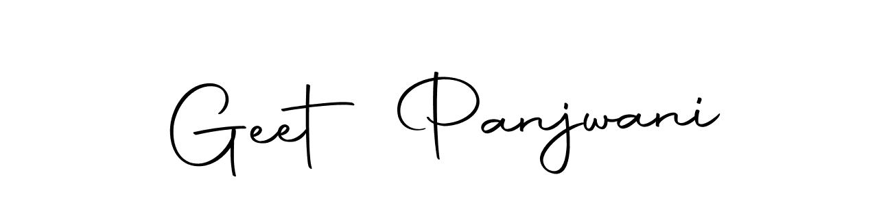 Make a beautiful signature design for name Geet Panjwani. With this signature (Autography-DOLnW) style, you can create a handwritten signature for free. Geet Panjwani signature style 10 images and pictures png