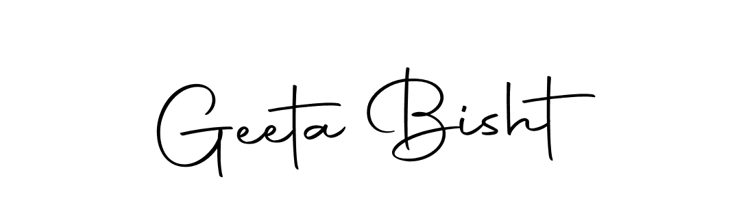 Use a signature maker to create a handwritten signature online. With this signature software, you can design (Autography-DOLnW) your own signature for name Geeta Bisht. Geeta Bisht signature style 10 images and pictures png