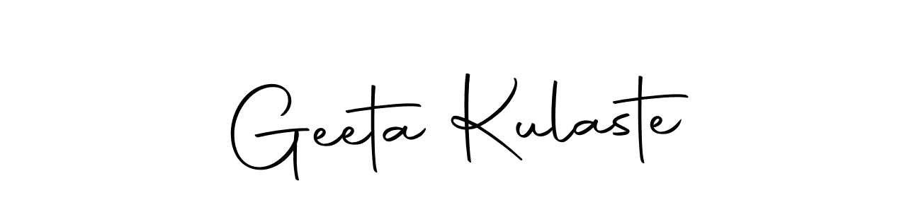 Make a beautiful signature design for name Geeta Kulaste. With this signature (Autography-DOLnW) style, you can create a handwritten signature for free. Geeta Kulaste signature style 10 images and pictures png