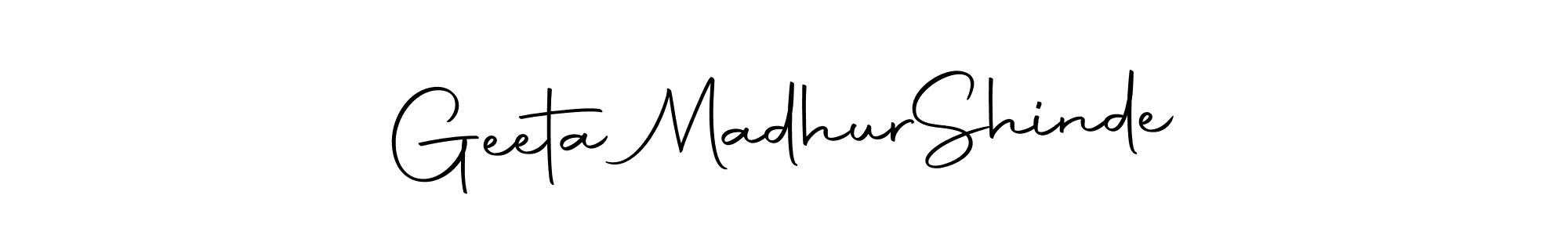 Here are the top 10 professional signature styles for the name Geeta Madhur  Shinde. These are the best autograph styles you can use for your name. Geeta Madhur  Shinde signature style 10 images and pictures png