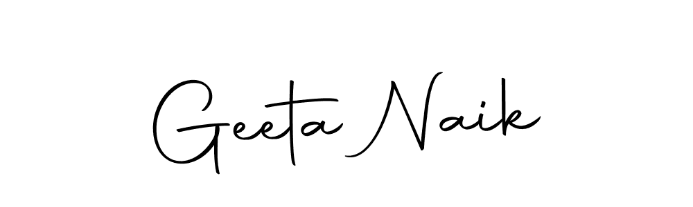 Also we have Geeta Naik name is the best signature style. Create professional handwritten signature collection using Autography-DOLnW autograph style. Geeta Naik signature style 10 images and pictures png