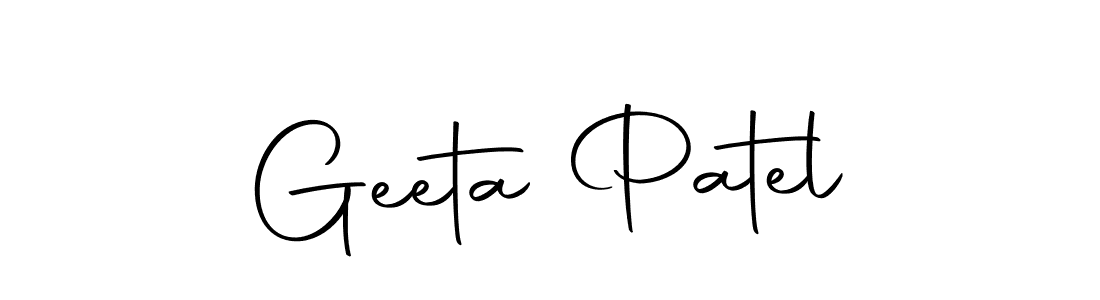 Make a beautiful signature design for name Geeta Patel. Use this online signature maker to create a handwritten signature for free. Geeta Patel signature style 10 images and pictures png