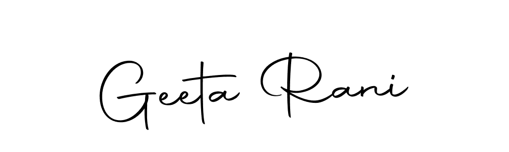 How to make Geeta Rani signature? Autography-DOLnW is a professional autograph style. Create handwritten signature for Geeta Rani name. Geeta Rani signature style 10 images and pictures png
