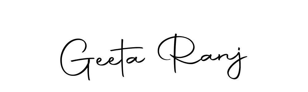 How to make Geeta Ranj signature? Autography-DOLnW is a professional autograph style. Create handwritten signature for Geeta Ranj name. Geeta Ranj signature style 10 images and pictures png