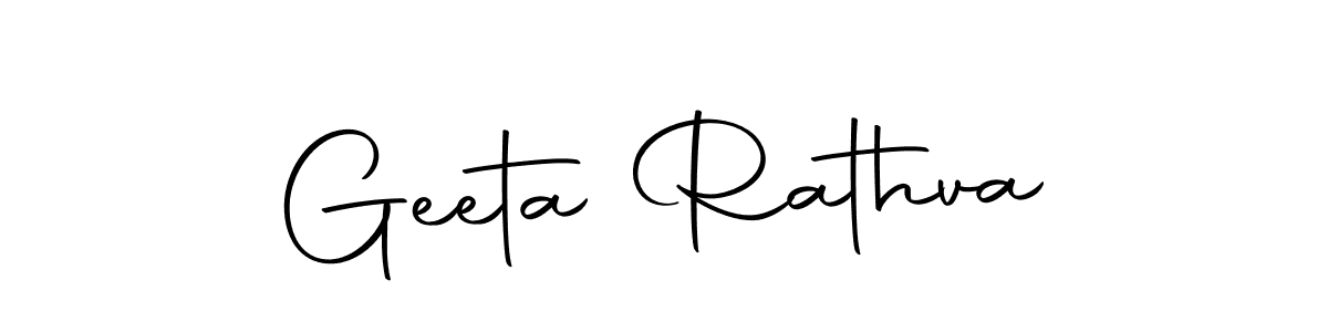 Use a signature maker to create a handwritten signature online. With this signature software, you can design (Autography-DOLnW) your own signature for name Geeta Rathva. Geeta Rathva signature style 10 images and pictures png
