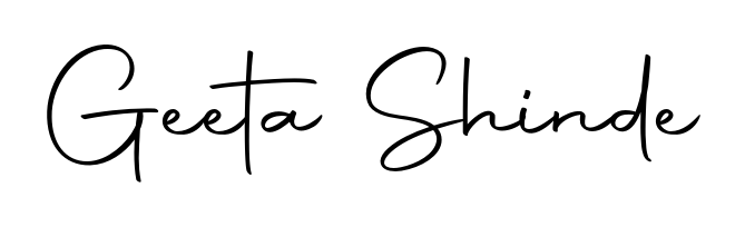 The Autography-DOLnW typeface gives name Geeta Shinde a refined look. Suitable for certificates, diplomas, and official verification. Geeta Shinde signature style 10 images and pictures png