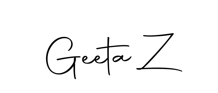Autography-DOLnW is a professional signature style that is perfect for those who want to add a touch of class to their signature. It is also a great choice for those who want to make their signature more unique. Get Geeta Z name to fancy signature for free. Geeta Z signature style 10 images and pictures png