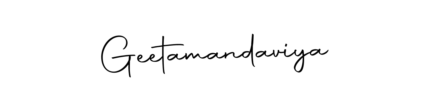 Geetamandaviya stylish signature style. Best Handwritten Sign (Autography-DOLnW) for my name. Handwritten Signature Collection Ideas for my name Geetamandaviya. Geetamandaviya signature style 10 images and pictures png