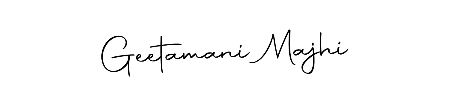 Here are the top 10 professional signature styles for the name Geetamani Majhi. These are the best autograph styles you can use for your name. Geetamani Majhi signature style 10 images and pictures png