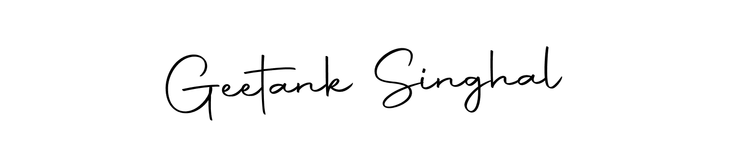 You can use this online signature creator to create a handwritten signature for the name Geetank Singhal. This is the best online autograph maker. Geetank Singhal signature style 10 images and pictures png