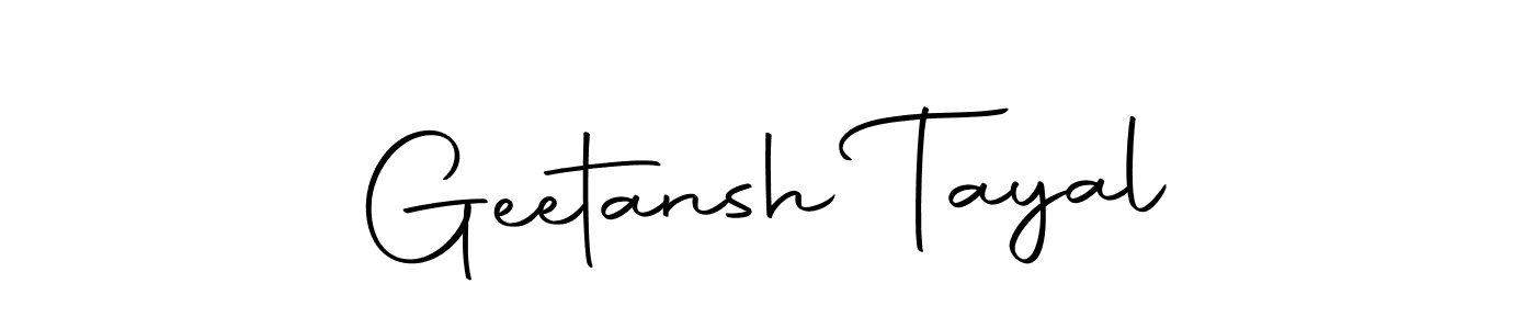 Make a beautiful signature design for name Geetansh Tayal. With this signature (Autography-DOLnW) style, you can create a handwritten signature for free. Geetansh Tayal signature style 10 images and pictures png