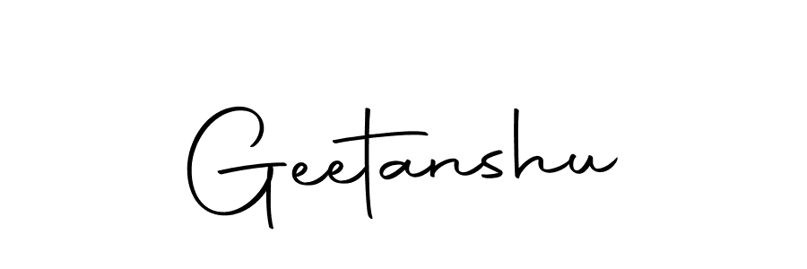 Geetanshu stylish signature style. Best Handwritten Sign (Autography-DOLnW) for my name. Handwritten Signature Collection Ideas for my name Geetanshu. Geetanshu signature style 10 images and pictures png