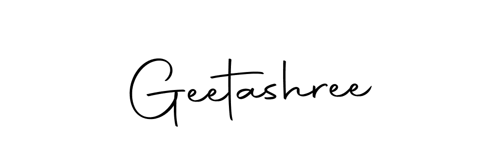 Create a beautiful signature design for name Geetashree. With this signature (Autography-DOLnW) fonts, you can make a handwritten signature for free. Geetashree signature style 10 images and pictures png