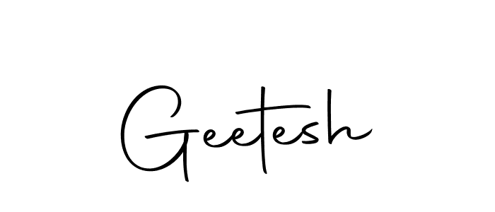 Create a beautiful signature design for name Geetesh. With this signature (Autography-DOLnW) fonts, you can make a handwritten signature for free. Geetesh signature style 10 images and pictures png