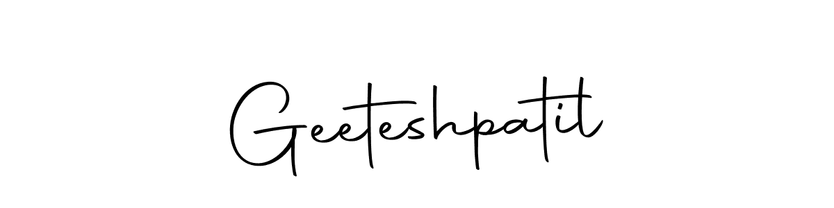 Make a short Geeteshpatil signature style. Manage your documents anywhere anytime using Autography-DOLnW. Create and add eSignatures, submit forms, share and send files easily. Geeteshpatil signature style 10 images and pictures png