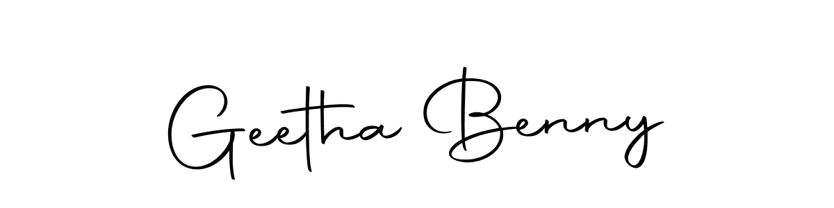 Also we have Geetha Benny name is the best signature style. Create professional handwritten signature collection using Autography-DOLnW autograph style. Geetha Benny signature style 10 images and pictures png