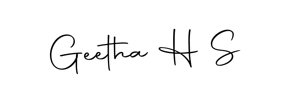 Make a beautiful signature design for name Geetha H S. Use this online signature maker to create a handwritten signature for free. Geetha H S signature style 10 images and pictures png