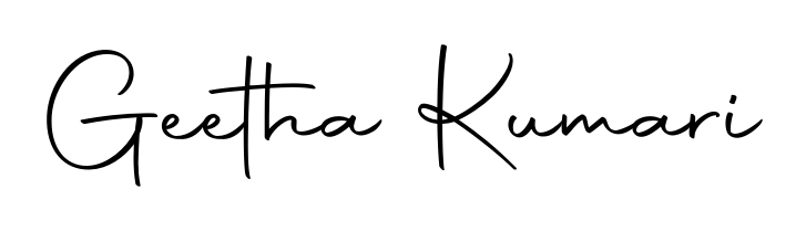 Elevate your brand with a stunning Geetha Kumari eSignature. The Autography-DOLnW style provides a balanced, flowing aesthetic for everyday signing. Geetha Kumari signature style 10 images and pictures png