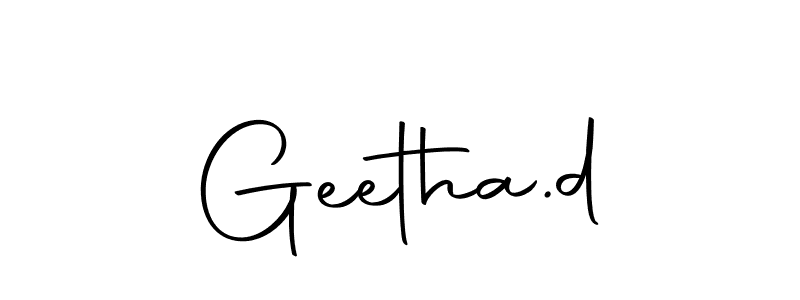 Make a short Geetha.d signature style. Manage your documents anywhere anytime using Autography-DOLnW. Create and add eSignatures, submit forms, share and send files easily. Geetha.d signature style 10 images and pictures png